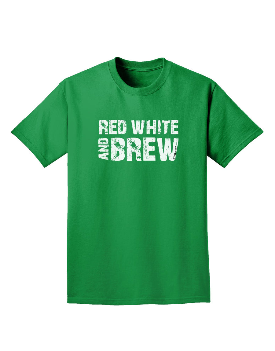 Red White and Brew Adult Dark T-Shirt by TooLoud-Mens T-Shirt-TooLoud-Purple-Small-Davson Sales