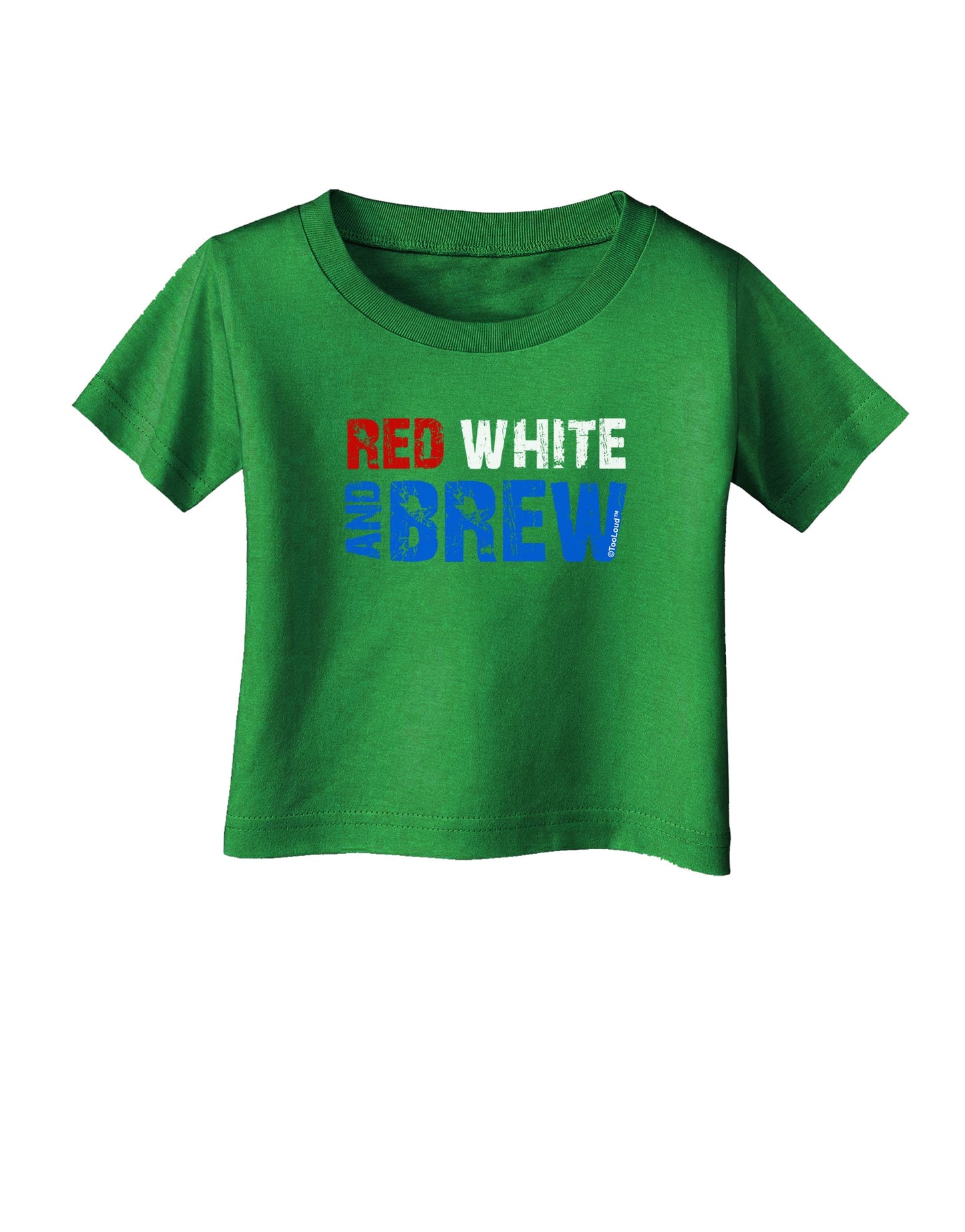 Red White and Brew Color Infant T-Shirt Dark by TooLoud-Infant T-Shirt-TooLoud-Clover-Green-06-Months-Davson Sales