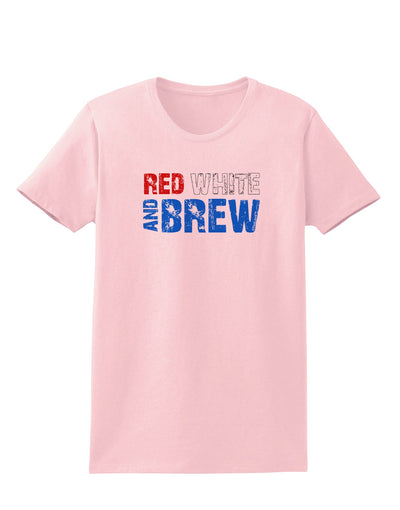 Red White and Brew Color Womens T-Shirt by TooLoud-Womens T-Shirt-TooLoud-PalePink-X-Small-Davson Sales