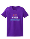 Red White and Wasted Womens Dark T-Shirt-TooLoud-Purple-X-Small-Davson Sales