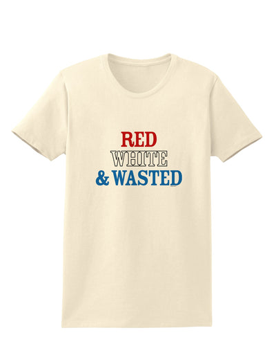 Red White and Wasted Womens T-Shirt-Womens T-Shirt-TooLoud-Natural-X-Small-Davson Sales