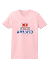 Red White and Wasted Womens T-Shirt-Womens T-Shirt-TooLoud-PalePink-X-Small-Davson Sales