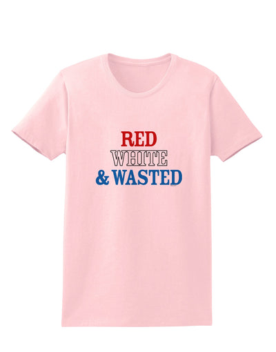 Red White and Wasted Womens T-Shirt-Womens T-Shirt-TooLoud-PalePink-X-Small-Davson Sales