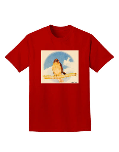 Red-tailed Hawk Adult Dark T-Shirt-Mens T-Shirt-TooLoud-Red-Small-Davson Sales