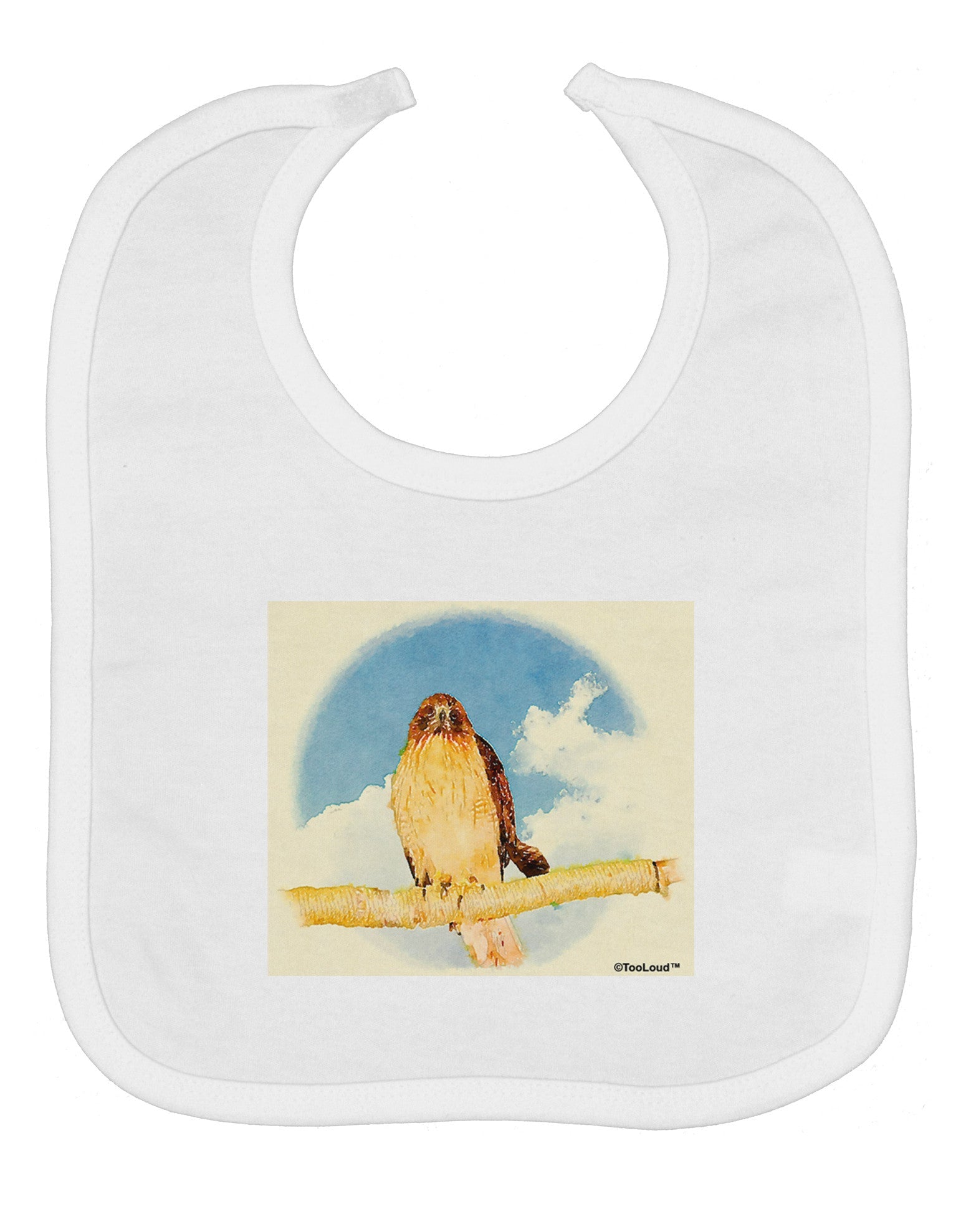 Red-tailed Hawk Baby Bib