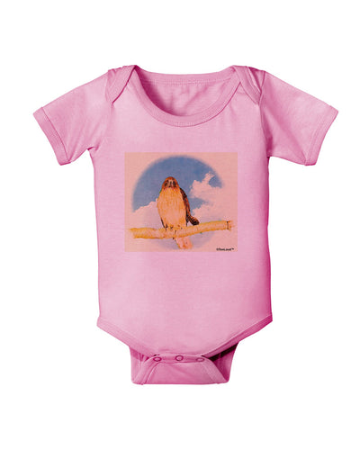 Red-tailed Hawk Baby Romper Bodysuit-Baby Romper-TooLoud-Pink-06-Months-Davson Sales