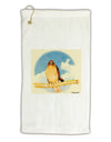 Red-tailed Hawk Micro Terry Gromet Golf Towel 11&#x22;x19-Golf Towel-TooLoud-White-Davson Sales