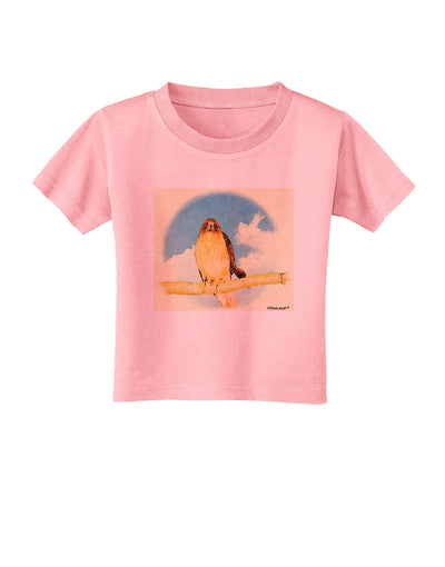 Red-tailed Hawk Toddler T-Shirt-Toddler T-Shirt-TooLoud-Candy-Pink-2T-Davson Sales