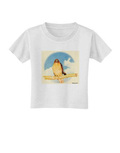 Red-tailed Hawk Toddler T-Shirt-Toddler T-Shirt-TooLoud-White-2T-Davson Sales