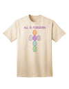 Redemption Collection: 'All is Forgiven' Cross Faux Applique Adult T-Shirt-Mens T-shirts-TooLoud-Natural-Small-Davson Sales