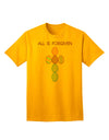 Redemption Collection: 'All is Forgiven' Cross Faux Applique Adult T-Shirt-Mens T-shirts-TooLoud-Gold-Small-Davson Sales