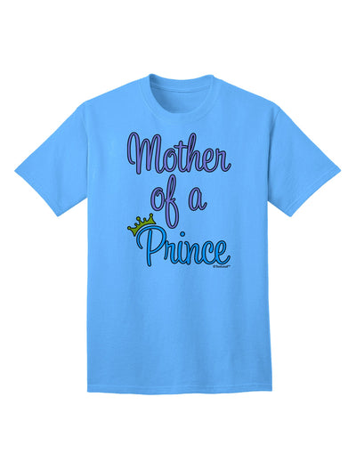 Regal Affinity: Coordinated Mom and Son Adult T-Shirt Set - Mother of a Prince Design by TooLoud-Mens T-shirts-TooLoud-Aquatic-Blue-Small-Davson Sales