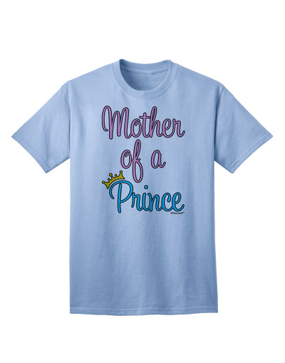 Regal Affinity: Coordinated Mom and Son Adult T-Shirt Set - Mother of a Prince Design by TooLoud-Mens T-shirts-TooLoud-Light-Blue-Small-Davson Sales