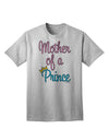 Regal Affinity: Coordinated Mom and Son Adult T-Shirt Set - Mother of a Prince Design by TooLoud-Mens T-shirts-TooLoud-AshGray-Small-Davson Sales