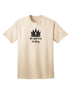 Regal Attire for Boss Day: King-themed Adult T-Shirt-Mens T-shirts-TooLoud-Natural-Small-Davson Sales