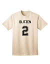 Reindeer Jersey - Blitzen 2 Adult T-Shirt-Mens T-Shirt-TooLoud-Natural-Small-Davson Sales