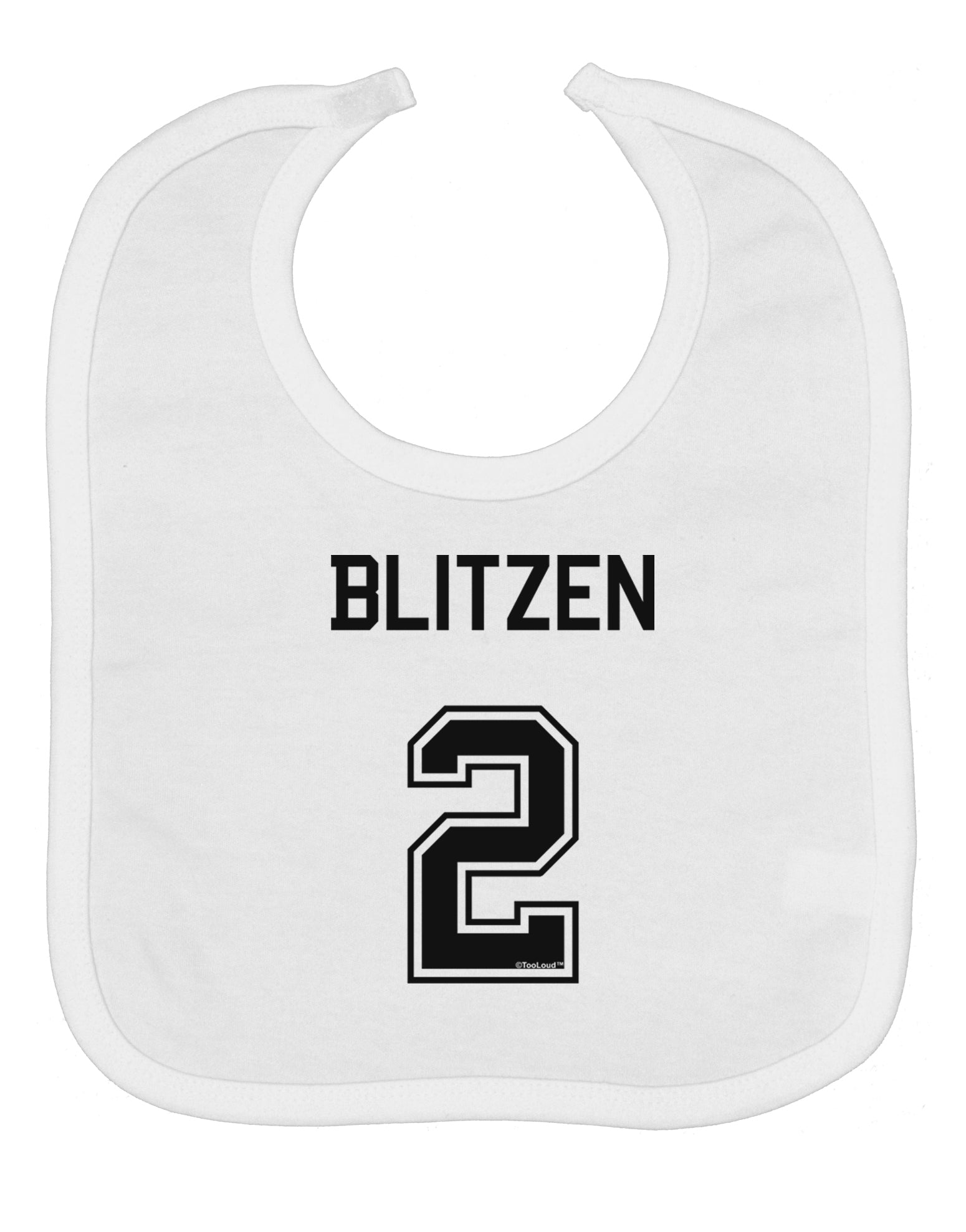 Reindeer Jersey - Blitzen 2 Baby Bib