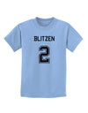 Reindeer Jersey - Blitzen 2 Childrens T-Shirt-Childrens T-Shirt-TooLoud-Light-Blue-X-Small-Davson Sales