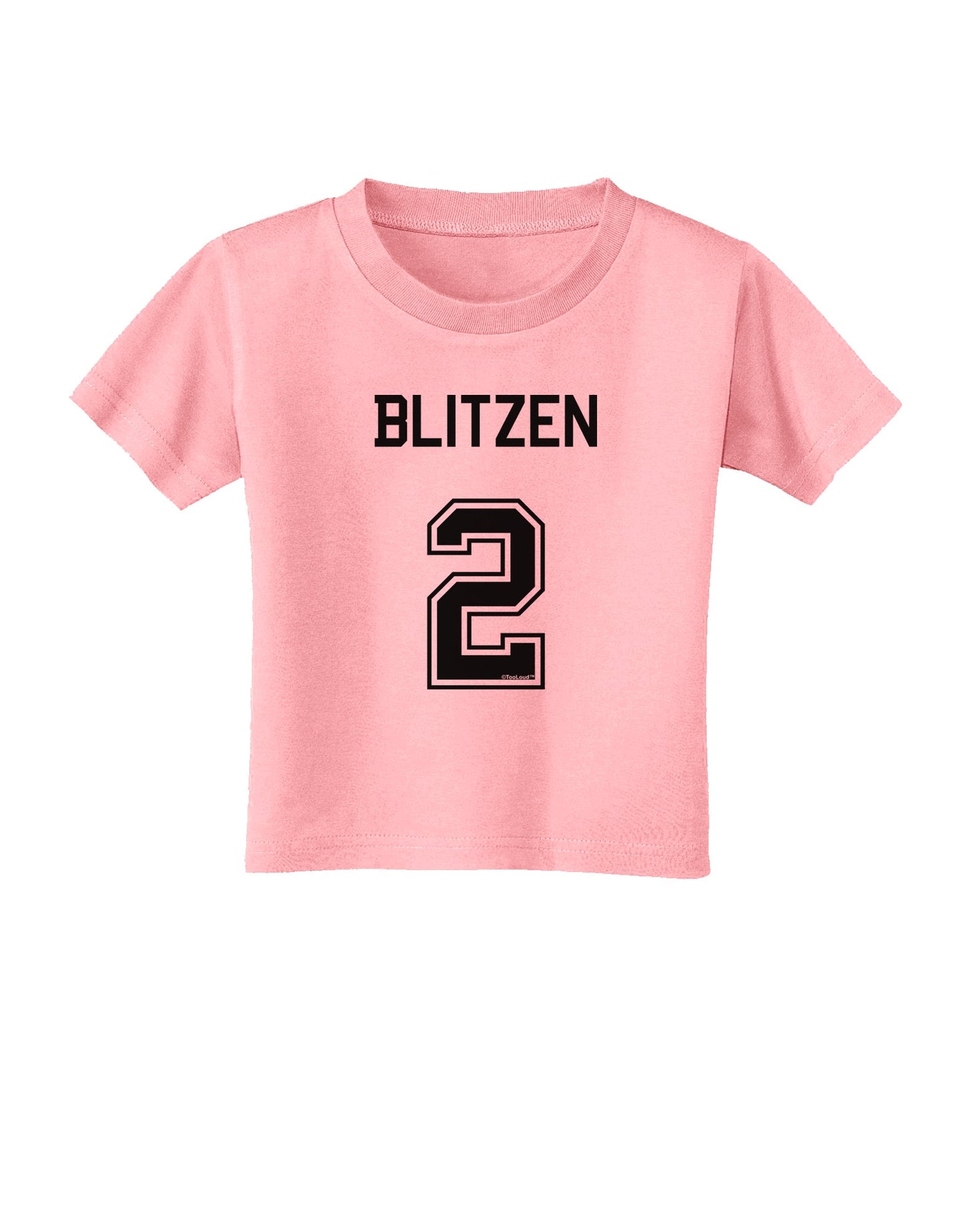 Reindeer Jersey - Blitzen 2 Toddler T-Shirt-Toddler T-Shirt-TooLoud-Candy-Pink-2T-Davson Sales