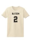 Reindeer Jersey - Blitzen 2 Womens T-Shirt-Womens T-Shirt-TooLoud-Natural-X-Small-Davson Sales