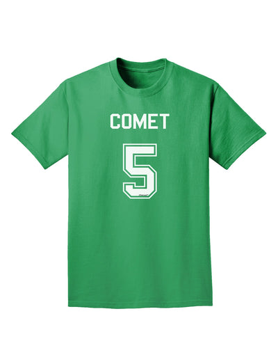 Reindeer Jersey - Comet 5 Adult Dark T-Shirt-Mens T-Shirt-TooLoud-Kelly-Green-Small-Davson Sales