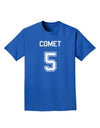 Reindeer Jersey - Comet 5 Adult Dark T-Shirt-Mens T-Shirt-TooLoud-Royal-Blue-Small-Davson Sales