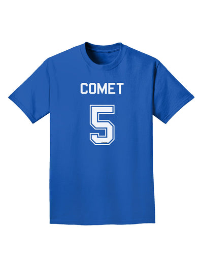 Reindeer Jersey - Comet 5 Adult Dark T-Shirt-Mens T-Shirt-TooLoud-Royal-Blue-Small-Davson Sales