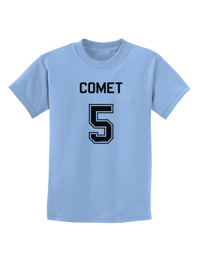 Reindeer Jersey - Comet 5 Childrens T-Shirt-Childrens T-Shirt-TooLoud-Light-Blue-X-Small-Davson Sales