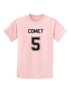 Reindeer Jersey - Comet 5 Childrens T-Shirt-Childrens T-Shirt-TooLoud-PalePink-X-Small-Davson Sales