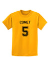 Reindeer Jersey - Comet 5 Childrens T-Shirt-Childrens T-Shirt-TooLoud-Gold-X-Small-Davson Sales