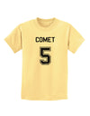 Reindeer Jersey - Comet 5 Childrens T-Shirt-Childrens T-Shirt-TooLoud-Daffodil-Yellow-X-Small-Davson Sales