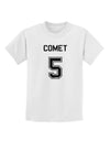 Reindeer Jersey - Comet 5 Childrens T-Shirt-Childrens T-Shirt-TooLoud-White-X-Small-Davson Sales