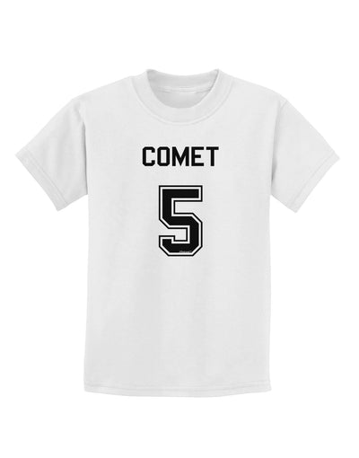 Reindeer Jersey - Comet 5 Childrens T-Shirt-Childrens T-Shirt-TooLoud-White-X-Small-Davson Sales