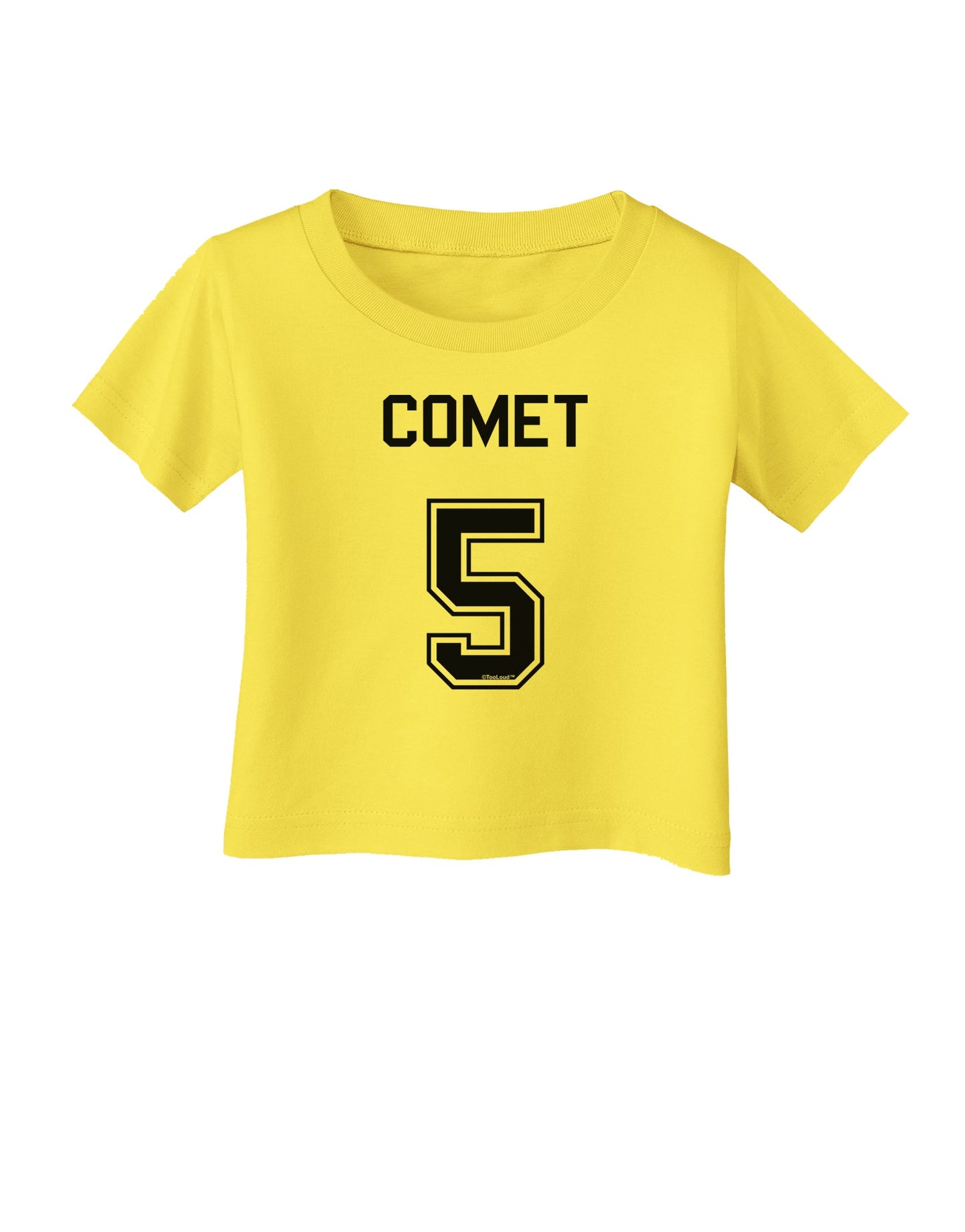 Reindeer Jersey - Comet 5 Infant T-Shirt-Infant T-Shirt-TooLoud-Yellow-06-Months-Davson Sales