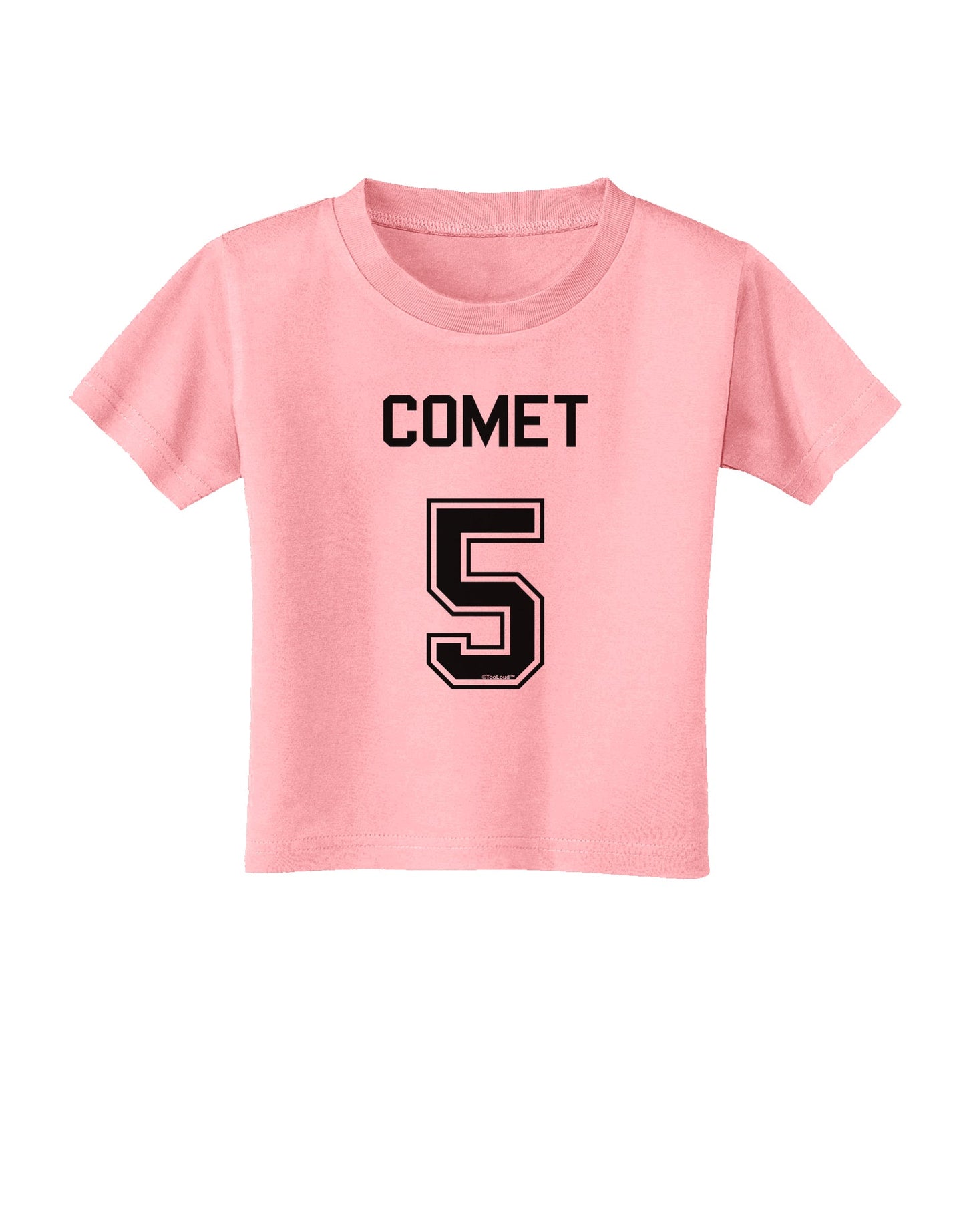 Reindeer Jersey - Comet 5 Toddler T-Shirt-Toddler T-Shirt-TooLoud-Candy-Pink-2T-Davson Sales