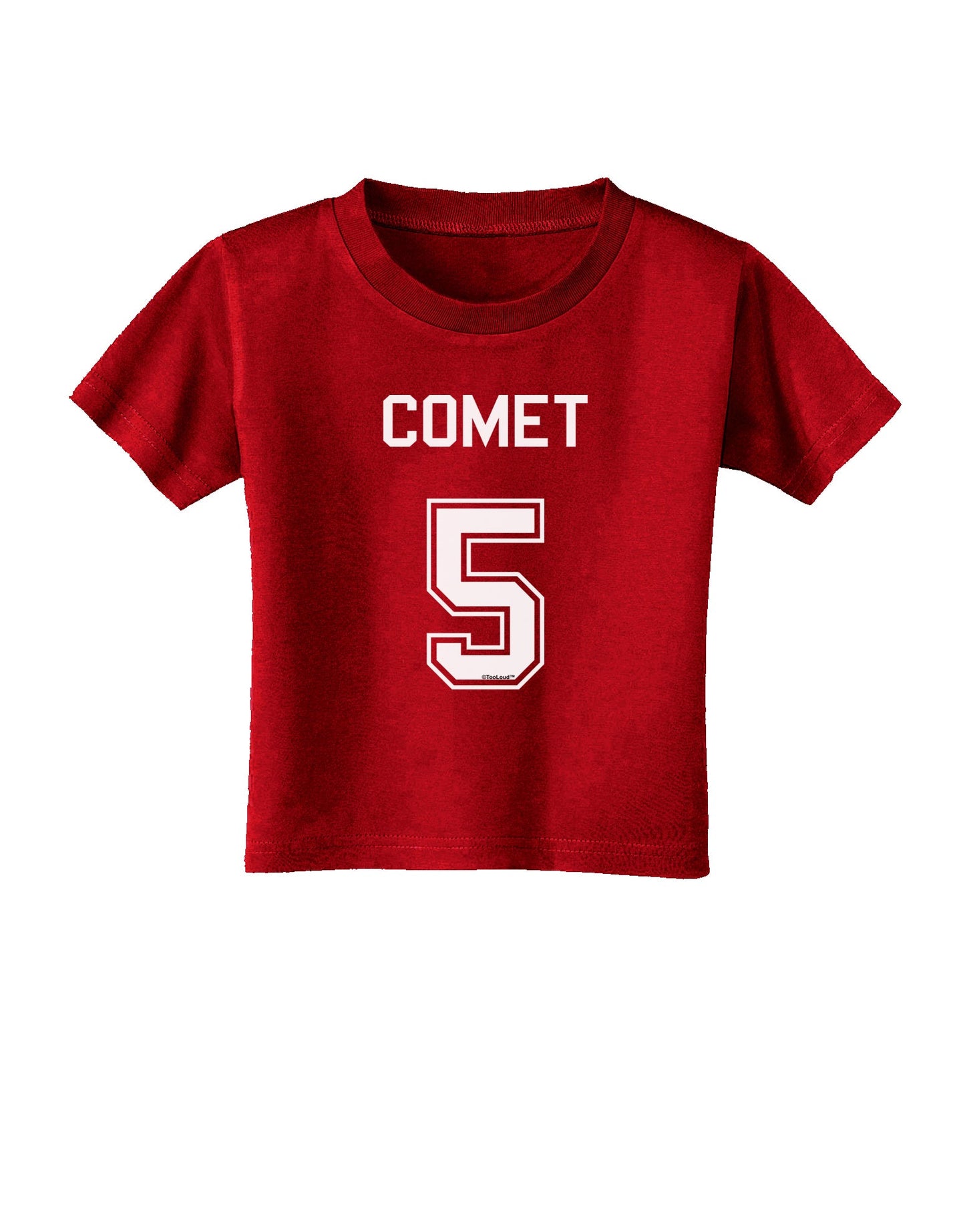 Reindeer Jersey - Comet 5 Toddler T-Shirt Dark-Toddler T-Shirt-TooLoud-Clover-Green-2T-Davson Sales