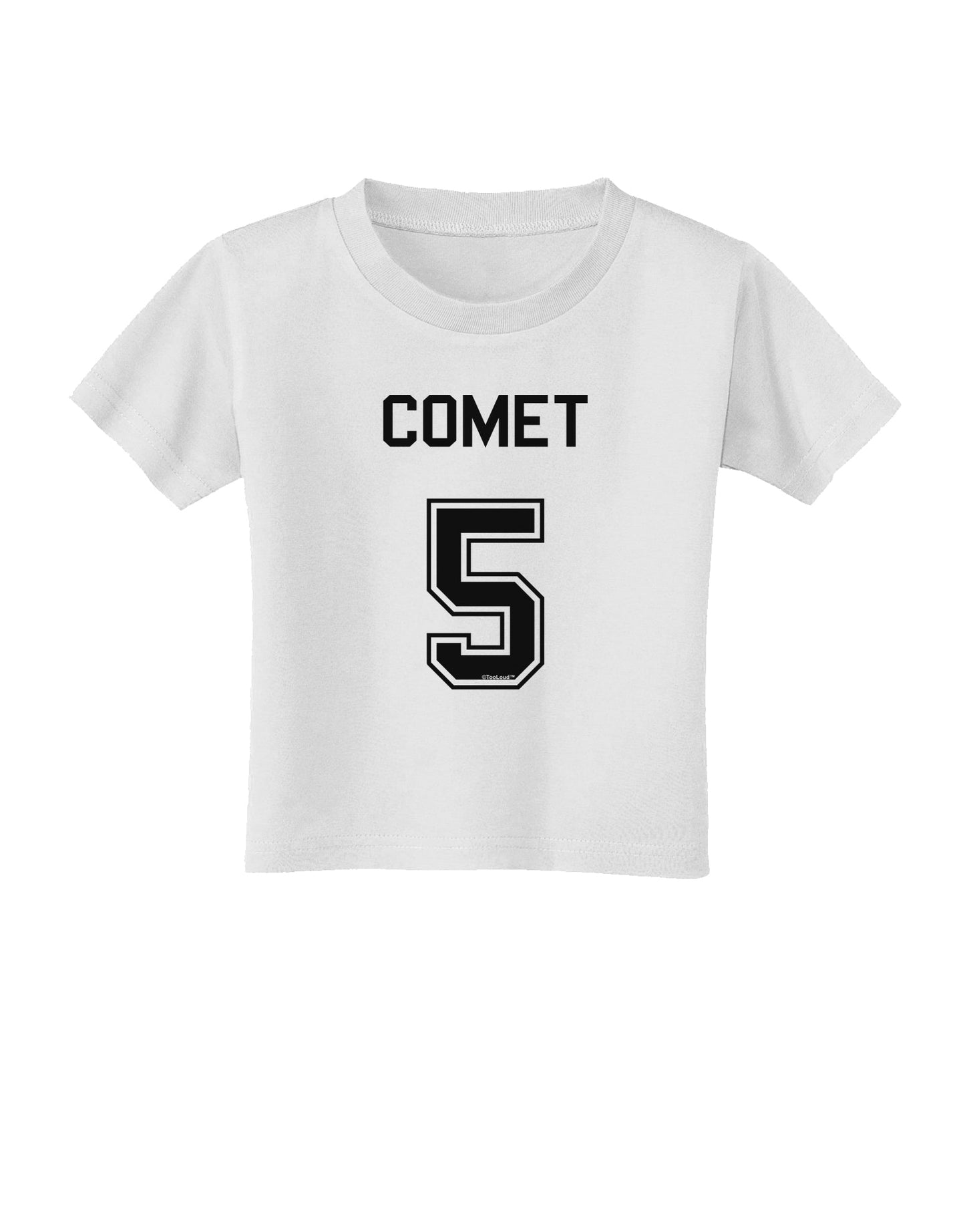 Reindeer Jersey - Comet 5 Toddler T-Shirt-Toddler T-Shirt-TooLoud-White-2T-Davson Sales