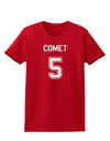 Reindeer Jersey - Comet 5 Womens Dark T-Shirt-Womens T-Shirt-TooLoud-Red-X-Small-Davson Sales