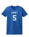 Reindeer Jersey - Comet 5 Womens Dark T-Shirt-Womens T-Shirt-TooLoud-Royal-Blue-X-Small-Davson Sales