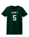 Reindeer Jersey - Comet 5 Womens Dark T-Shirt-Womens T-Shirt-TooLoud-Forest-Green-Small-Davson Sales