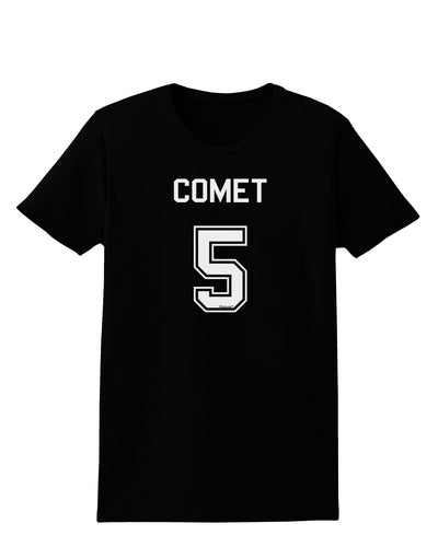 Reindeer Jersey - Comet 5 Womens Dark T-Shirt-Womens T-Shirt-TooLoud-Black-X-Small-Davson Sales