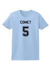 Reindeer Jersey - Comet 5 Womens T-Shirt-Womens T-Shirt-TooLoud-Light-Blue-X-Small-Davson Sales