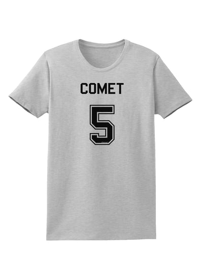 Reindeer Jersey - Comet 5 Womens T-Shirt-Womens T-Shirt-TooLoud-AshGray-X-Small-Davson Sales