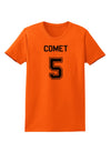 Reindeer Jersey - Comet 5 Womens T-Shirt-Womens T-Shirt-TooLoud-Orange-X-Small-Davson Sales