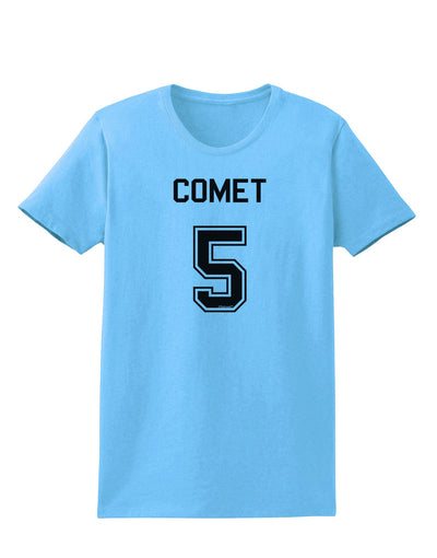 Reindeer Jersey - Comet 5 Womens T-Shirt-Womens T-Shirt-TooLoud-Aquatic-Blue-X-Small-Davson Sales