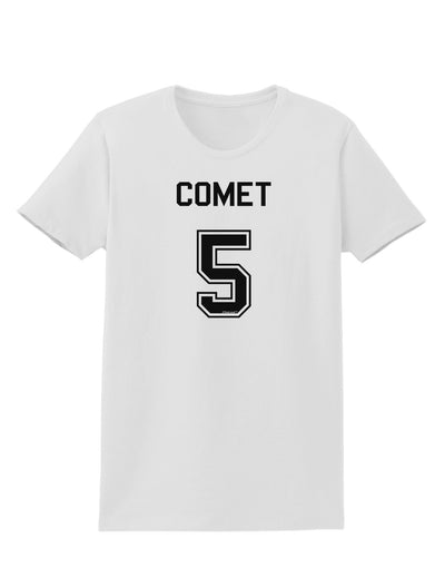 Reindeer Jersey - Comet 5 Womens T-Shirt-Womens T-Shirt-TooLoud-White-X-Small-Davson Sales