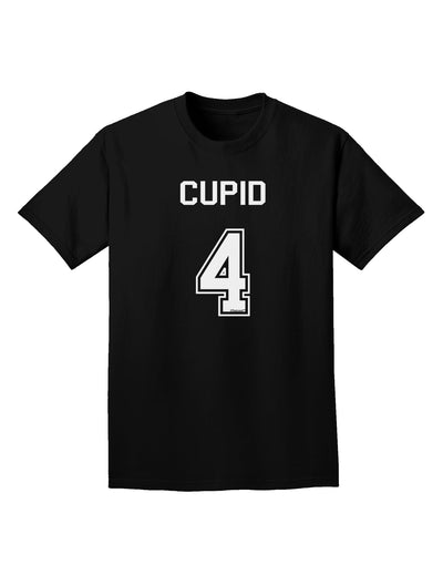 Reindeer Jersey - Cupid 4 Adult Dark T-Shirt-Mens T-Shirt-TooLoud-Black-Small-Davson Sales