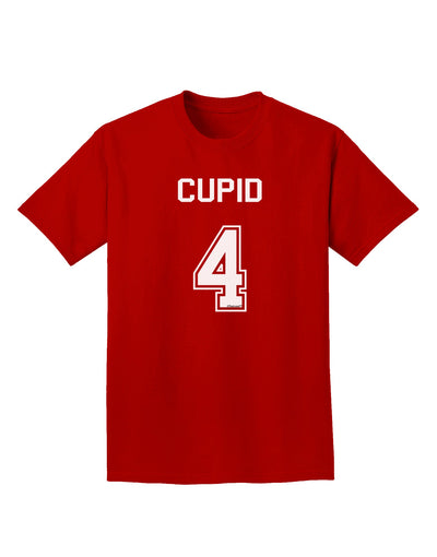 Reindeer Jersey - Cupid 4 Adult Dark T-Shirt-Mens T-Shirt-TooLoud-Red-Small-Davson Sales