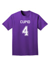 Reindeer Jersey - Cupid 4 Adult Dark T-Shirt-Mens T-Shirt-TooLoud-Purple-Small-Davson Sales