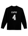 Reindeer Jersey - Cupid 4 Adult Long Sleeve Dark T-Shirt-TooLoud-Black-Small-Davson Sales